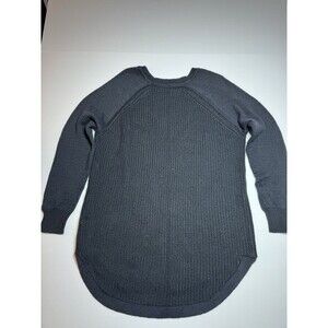 RD Style Gray Knit Sweater Women’s XXL Longline High-Low Hem Chunky Pullover